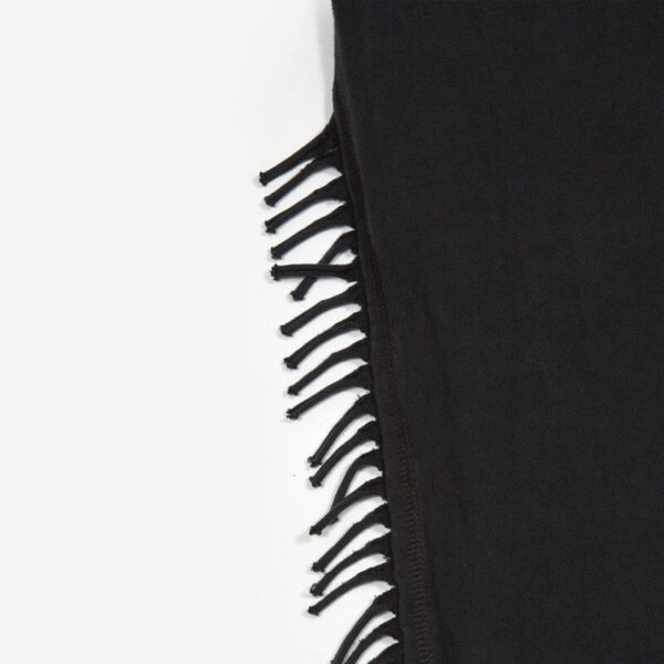 Fringe Panel Pant - Black