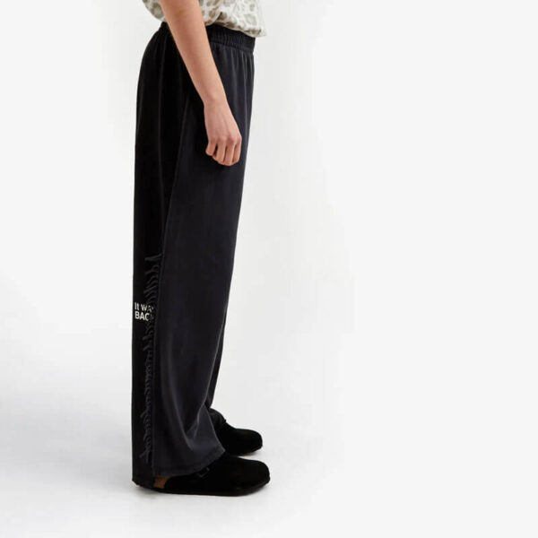 Fringe Panel Pant - Black