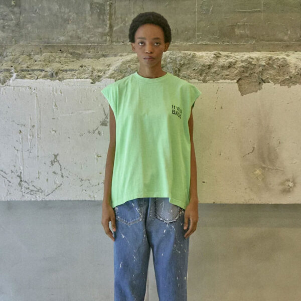 'It Was Back' Sleeveless - Green