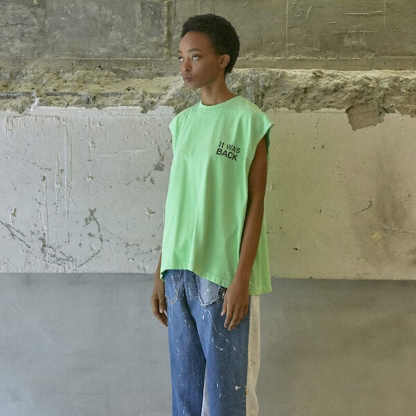'It Was Back' Sleeveless - Green