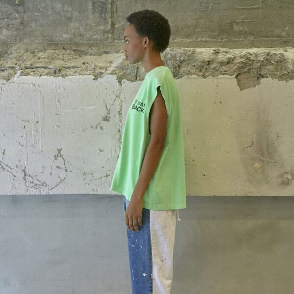 'It Was Back' Sleeveless - Green
