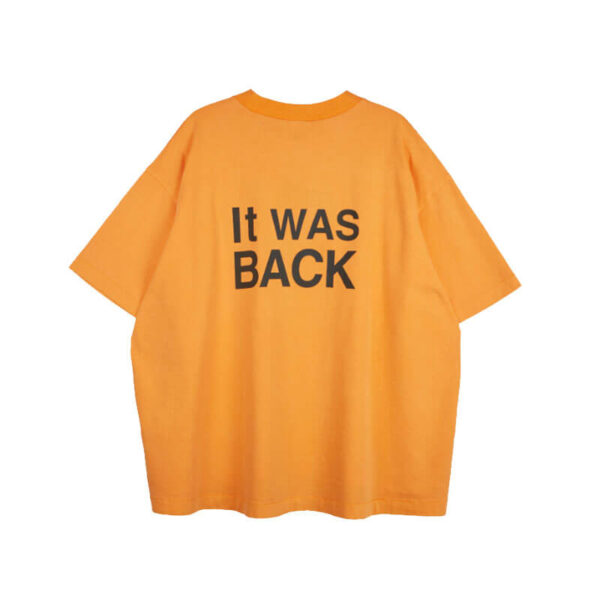'It Was Back' Tee - Orange