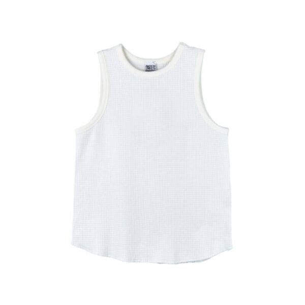 STAND-ALONE-Waffle-Sleeveless-White