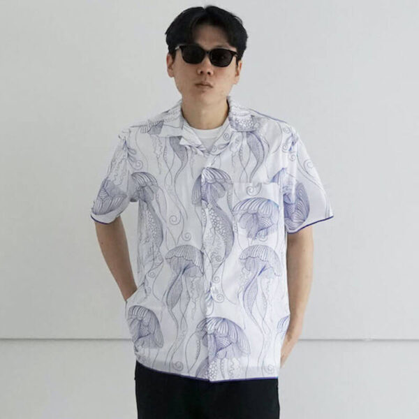 Cotton Embroidery Shirt - White