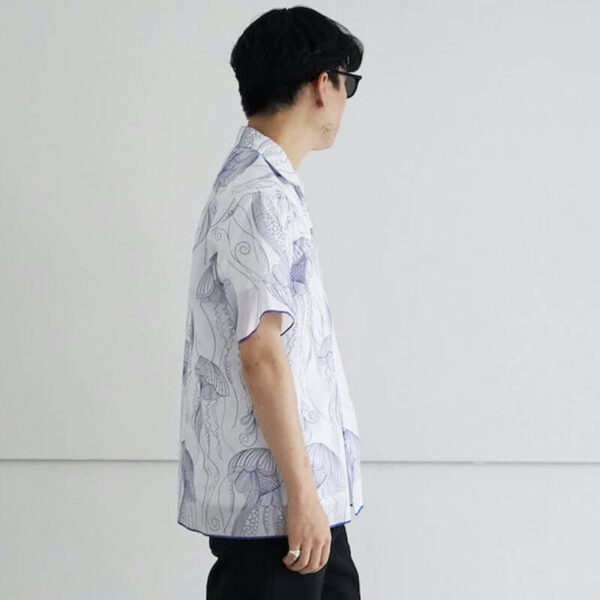 Cotton Embroidery Shirt - White