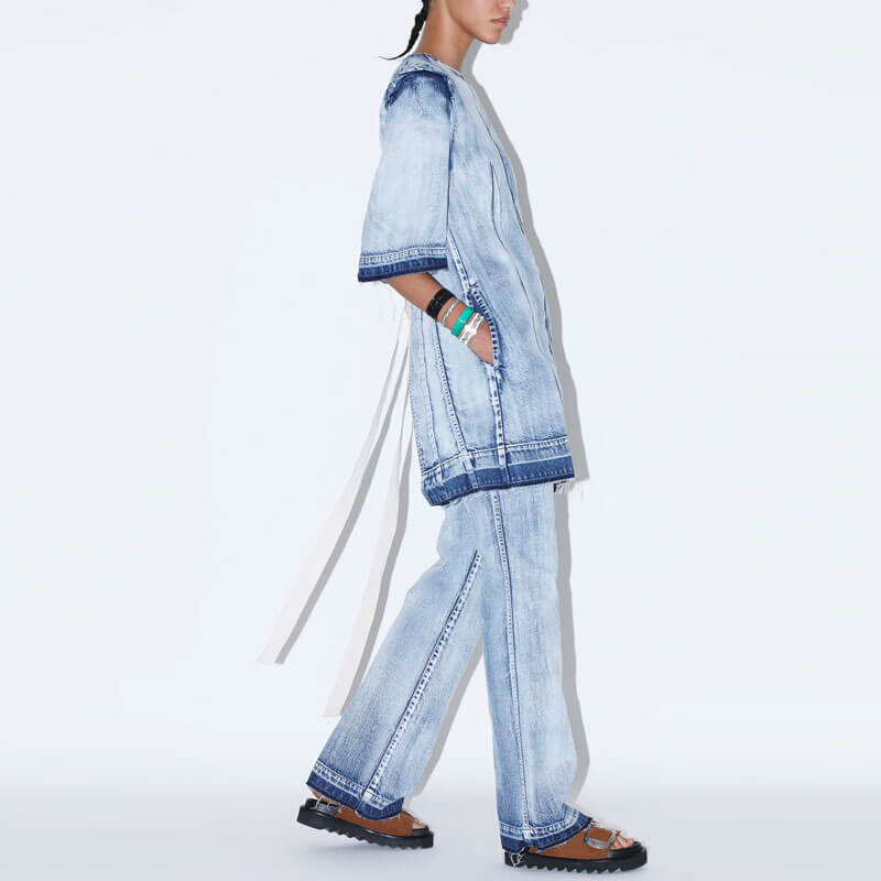 TOGA ARCHIVES Denim Dress - Light Blue | THEROOM