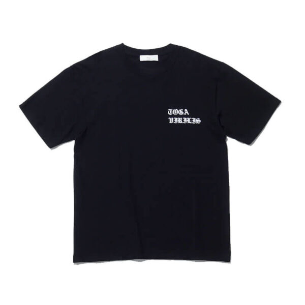 TOGA-Print-Tee-Black