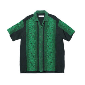 TOGA-Rayon-Mesh-Shirt-Green