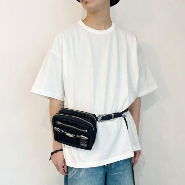 TOGA x PORTER Embellished Belt Bag - Black