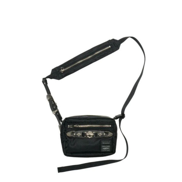 TOGA x PORTER Embellished Belt Bag - Black