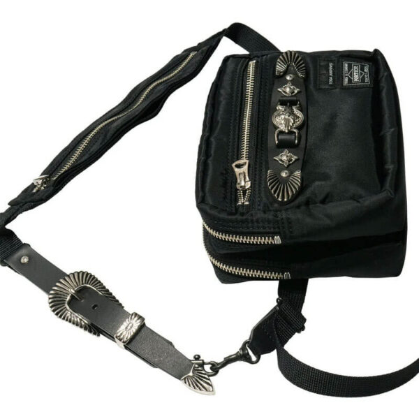 TOGA x PORTER Embellished Belt Bag - Black
