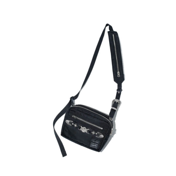 TOGA-x-PORTER-Embellished-Belt-Bag-Black