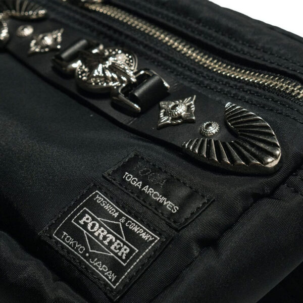 TOGA x PORTER Embellished Belt Bag - Black