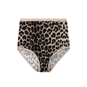 BASERANGE highwaist bell pant leopard4