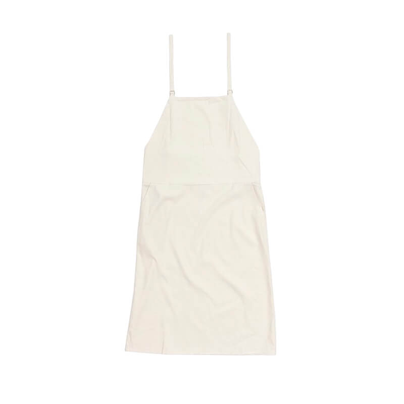 BASERANGE Long Strap Overall Dress - Undyed | THEROOM