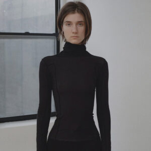 BASERANGE omato turtleneck black 1