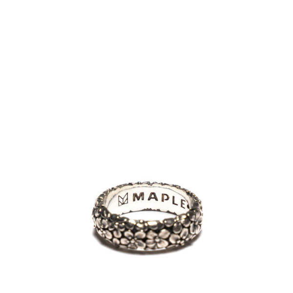 MAPLE Floral Band Ring - Silver 925