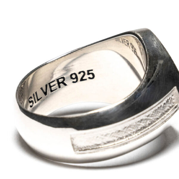 MAPLE Psychotropic Class Ring - Silver 925 / Sapphire