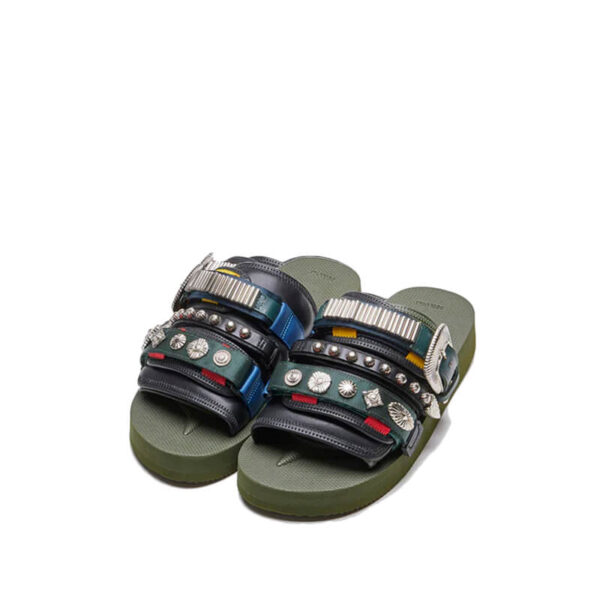 TOGA x SUICOKE Moto Sandals - Olive