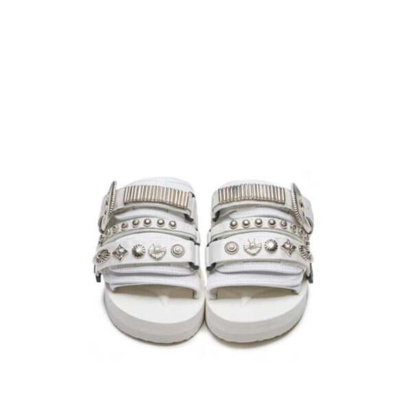 TOGA x SUICOKE Moto Sandals - White