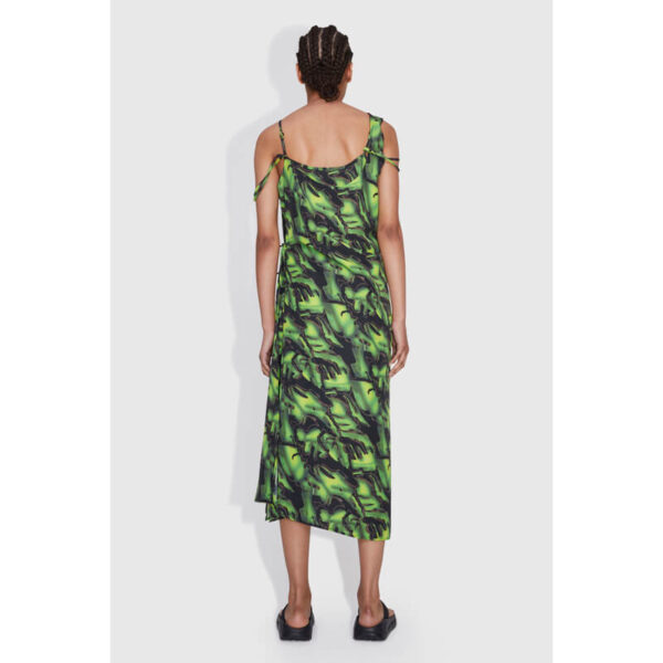 WOOD WOOD cole two layered dress dark green 6