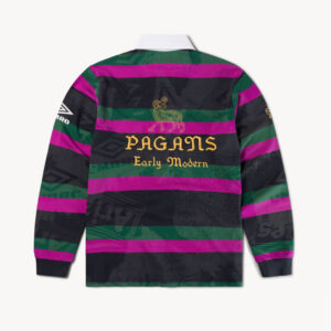 ARIES x UMBRO Lasered Rugby Shirt - Black / Purple