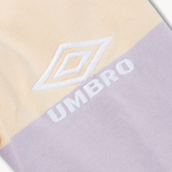 ARIES x UMBRO Screen Printed Rugby Shirt - Beige / Lilac