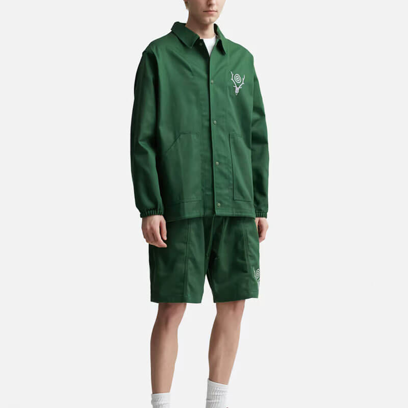 THEROOM | SOUTH2 WEST8 Coach Jacket - Green