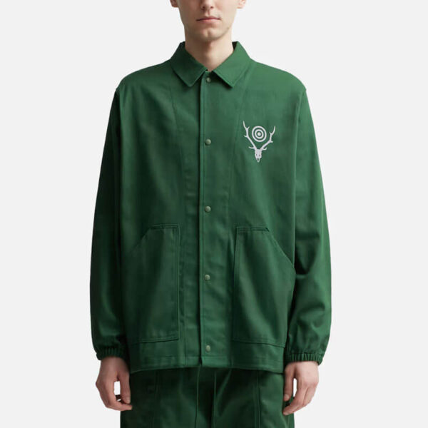 SOUTH2 WEST8 Coach Jacket - Green