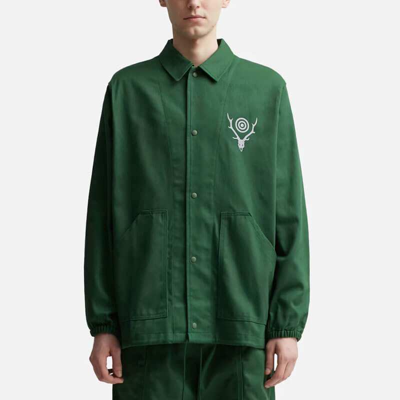 THEROOM | SOUTH2 WEST8 Coach Jacket - Green