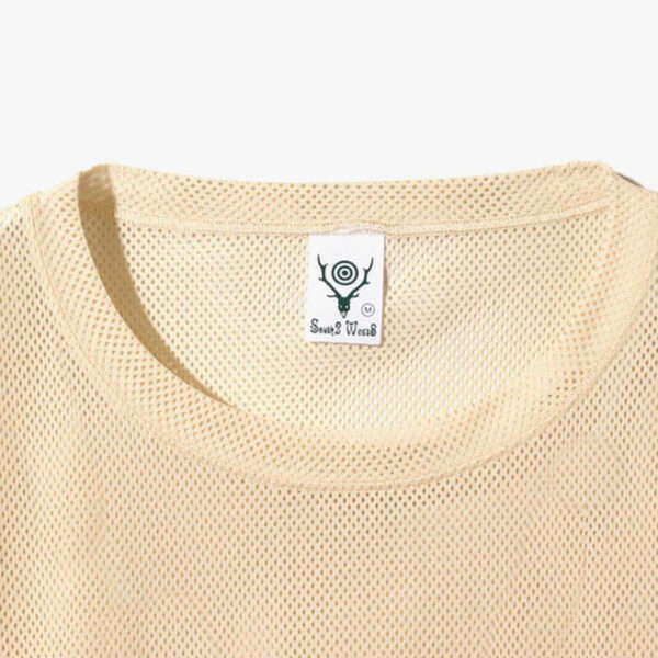 SOUTH2-WEST8-Knit-Mesh-Shirt-Beige