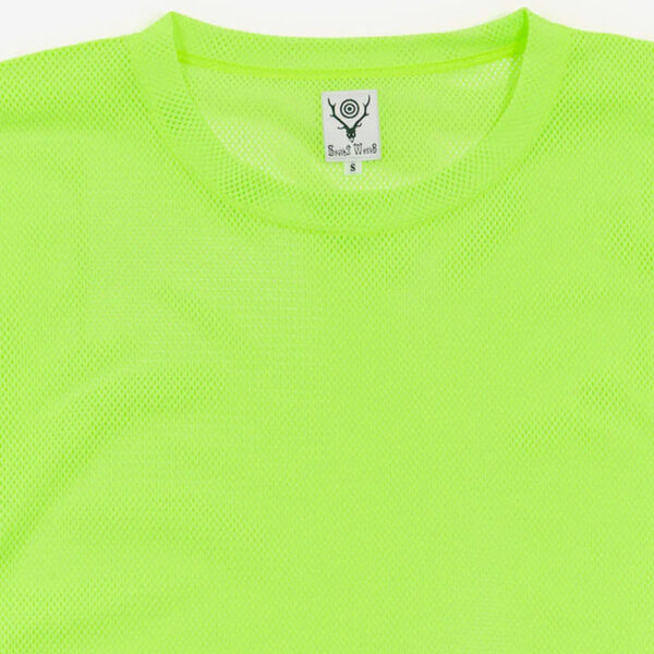 SOUTH2 WEST8 Knit Mesh Shirt - Green