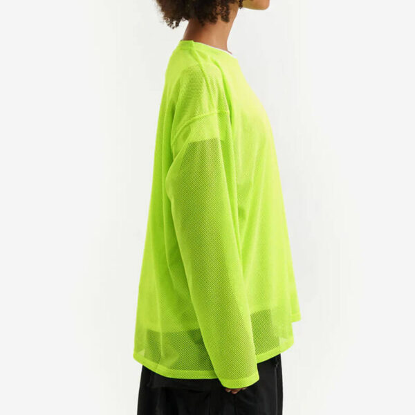 SOUTH2 WEST8 Knit Mesh Shirt - Green