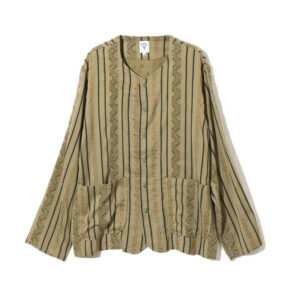 SOUTH2 WEST8 P.P. Cardigan - Ethnic Jq. Olive