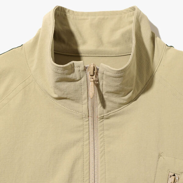 SOUTH2 WEST8 SL Zipped Trail Shirt - Beige