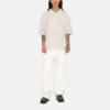 STUSSY Big Mesh Polo Sweater - Ivory | TheRoom STUSSY Big Mesh Polo Sweater - Ivory | TheRoom