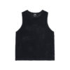 STUSSY O'Dyed Mesh Tank - Solid Black | THEROOM