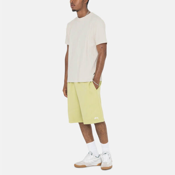 STUSSY Stock Logo Short - Pale Green