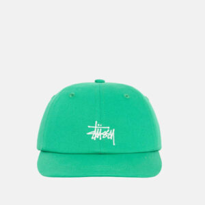 STUSSY Stock Low Pro Cap - Green