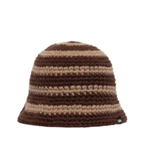 STUSSY Swirl Knit Bucket Hat - Brown