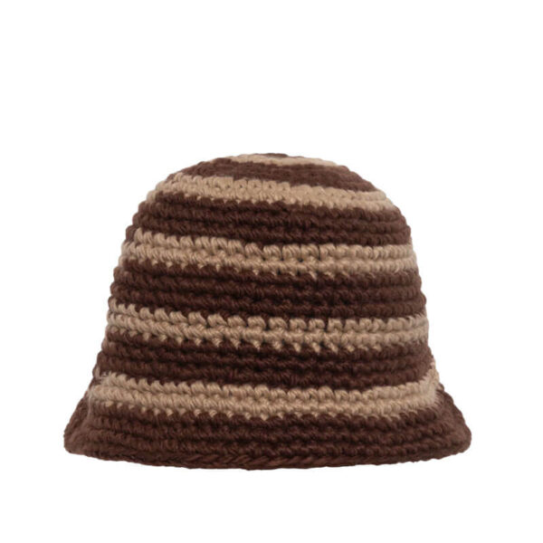 STUSSY Swirl Knit Bucket Hat - Brown