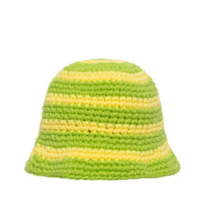 STUSSY Swirl Knit Bucket Hat - Lime