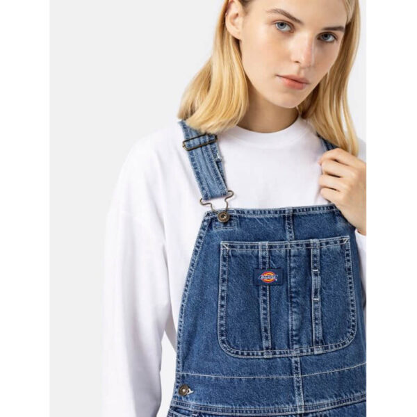 DICKIES classic denim bib classic blue 3