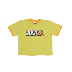 GMT all welcome flower tee ss yellow 1