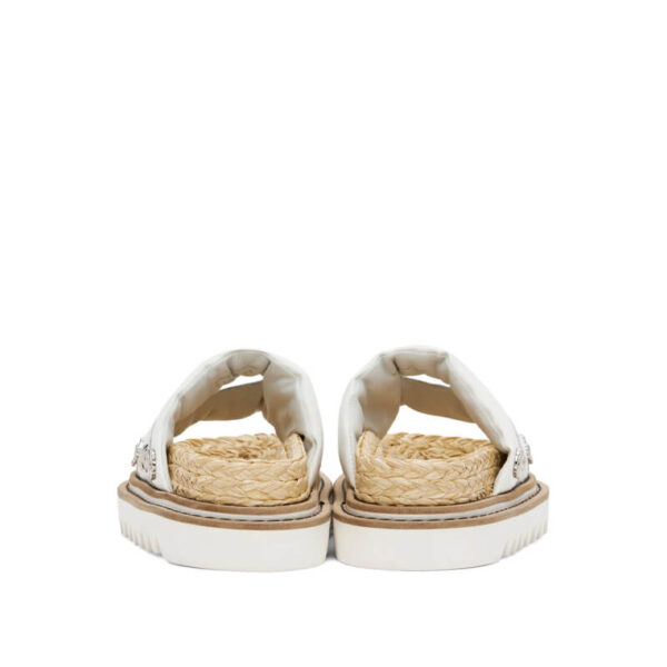 TOGA paneled sandals white mix2