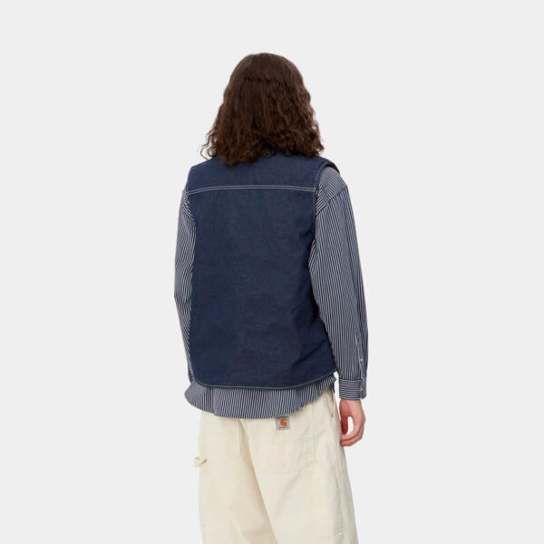 CARHARTT Chore Vest – Blue One Wash5