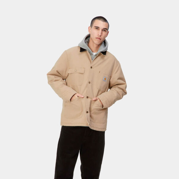 CARHARTT og chore coat dusty brown black4