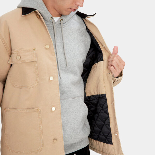 CARHARTT og chore coat dusty brown black5