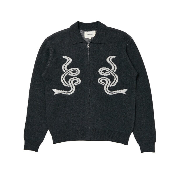 HERESY Wyrm Knit Shirt - Charcoal