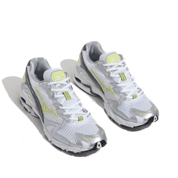 MIZUNO Wave Rider 10 - White / Sunny Lime / Silver